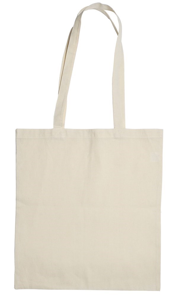 Katoenen tas met lange hengsels Katoenen tas met lange hengsels