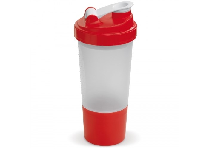 Shakebeker met compartiment 500ml