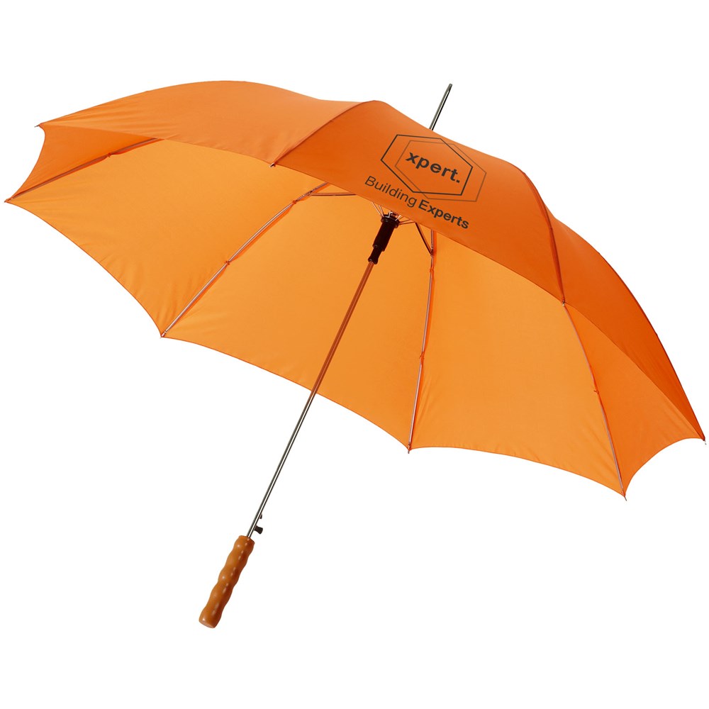 Lisa 23'' automatische paraplu met houten handvat Lisa 23'' automatische paraplu met houten handvat