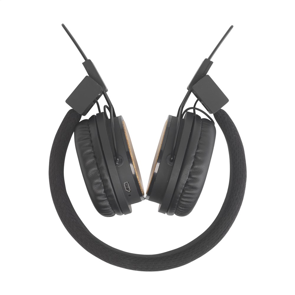 ECO Bamboo wireless headphone koptelefoon