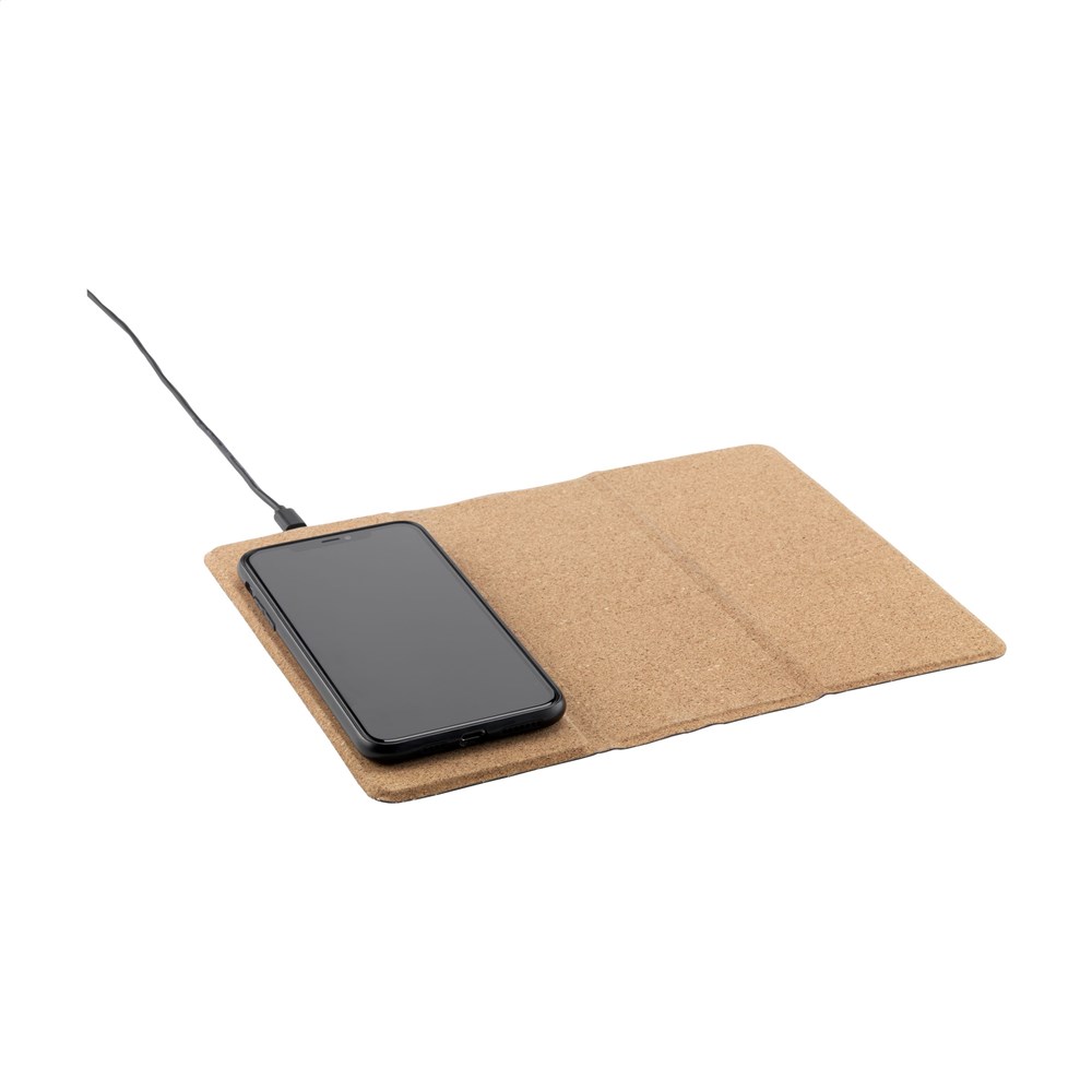 Cork Wireless Charging Mousepad muismat