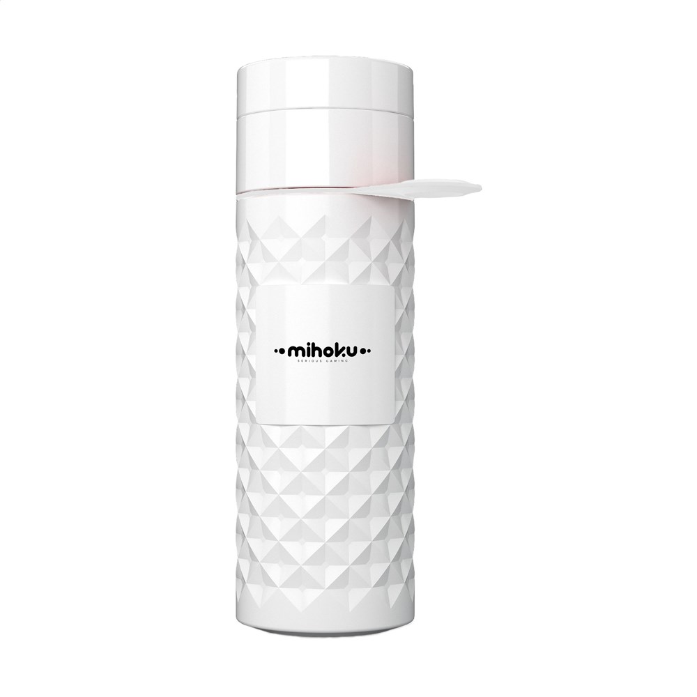 Join The Pipe Nairobi Ring Bottle White 500ml waterfles Join The Pipe Nairobi Ring Bottle White 500ml waterfles