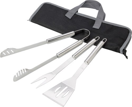 RVS barbecue set