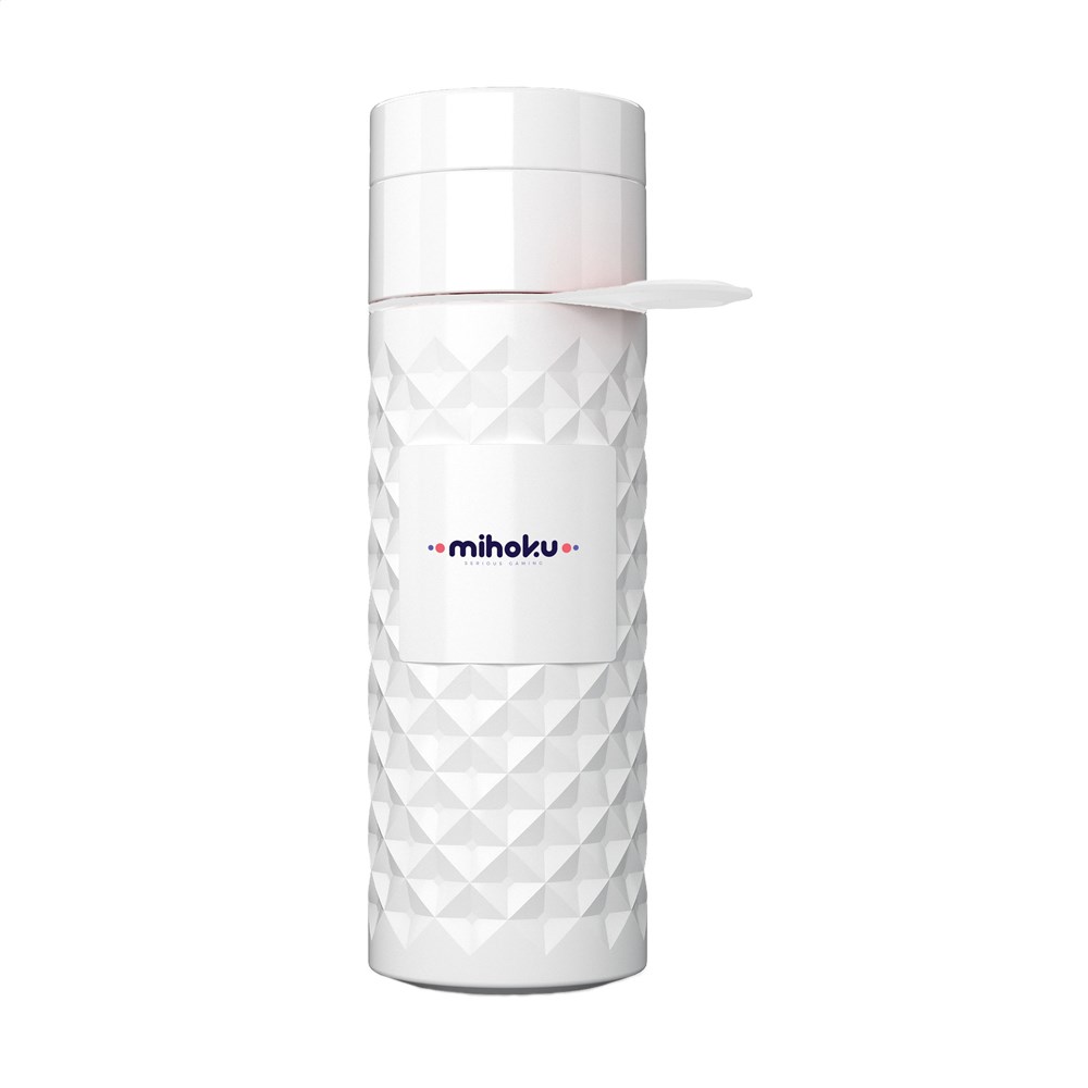 Join The Pipe Nairobi Ring Bottle White 500ml waterfles Join The Pipe Nairobi Ring Bottle White 500ml waterfles