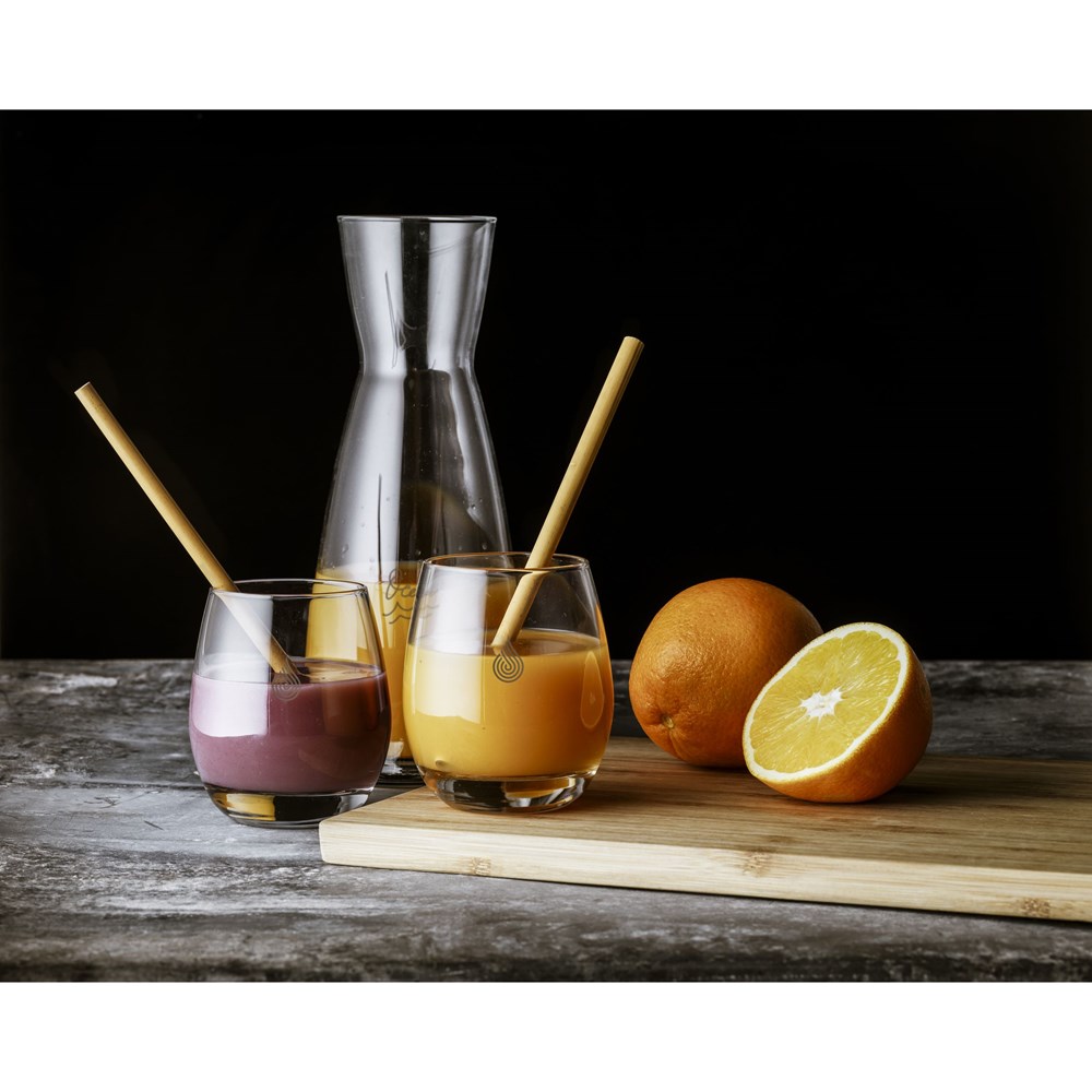 ECO Bamboe Straw Set bamboe rietjes