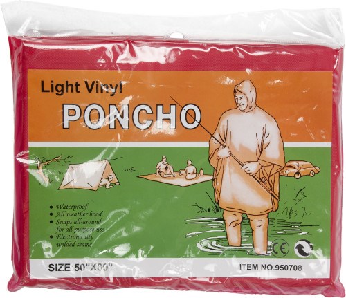 Vinyl poncho