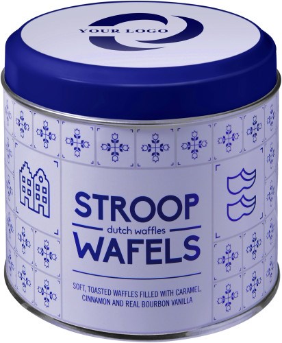 Blik voor stoopwafels