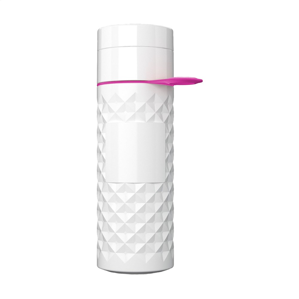 Join The Pipe Nairobi Ring Bottle White 500ml waterfles Join The Pipe Nairobi Ring Bottle White 500ml waterfles