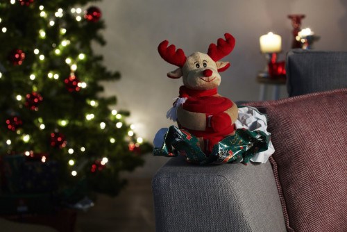 Kerstknuffel met deken