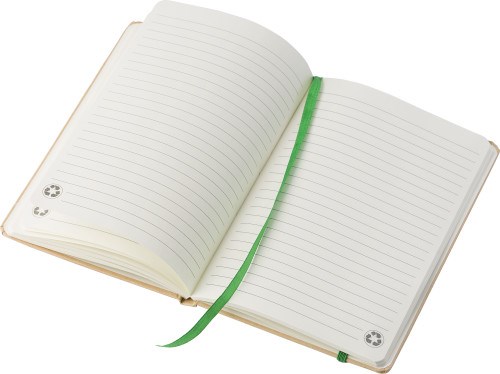 Gerecycled papier notitieboek (A5) Gianni Gerecycled papier notitieboek (A5) Gianni
