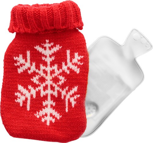 Kerst heat pad in de vorm van een warmwaterfles