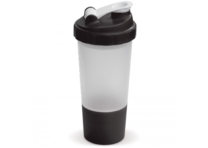 Shakebeker met compartiment 500ml