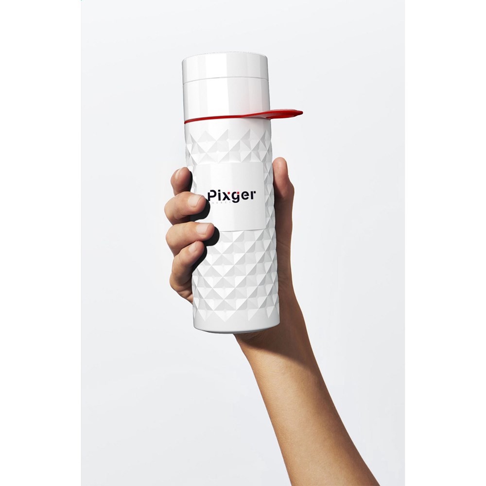 Join The Pipe Nairobi Ring Bottle White 500ml waterfles Join The Pipe Nairobi Ring Bottle White 500ml waterfles