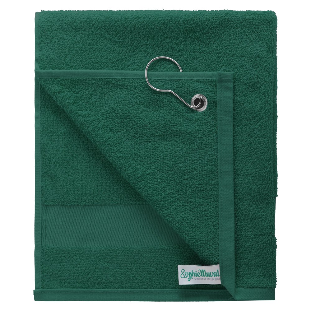 Sophie Muval Golfhanddoek met clip, met een band Sophie Muval Golfhanddoek met clip, met een band