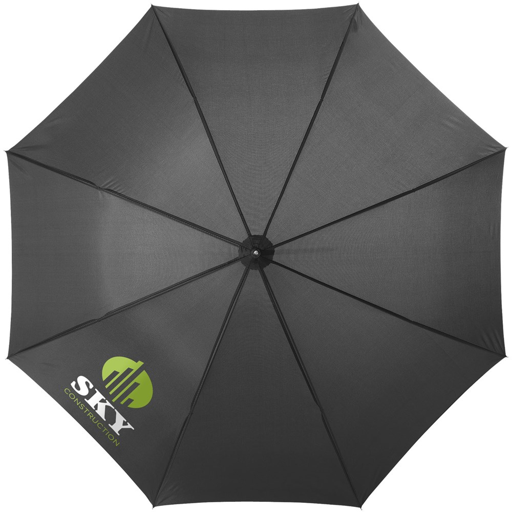 Lisa 23'' automatische paraplu met houten handvat Lisa 23'' automatische paraplu met houten handvat