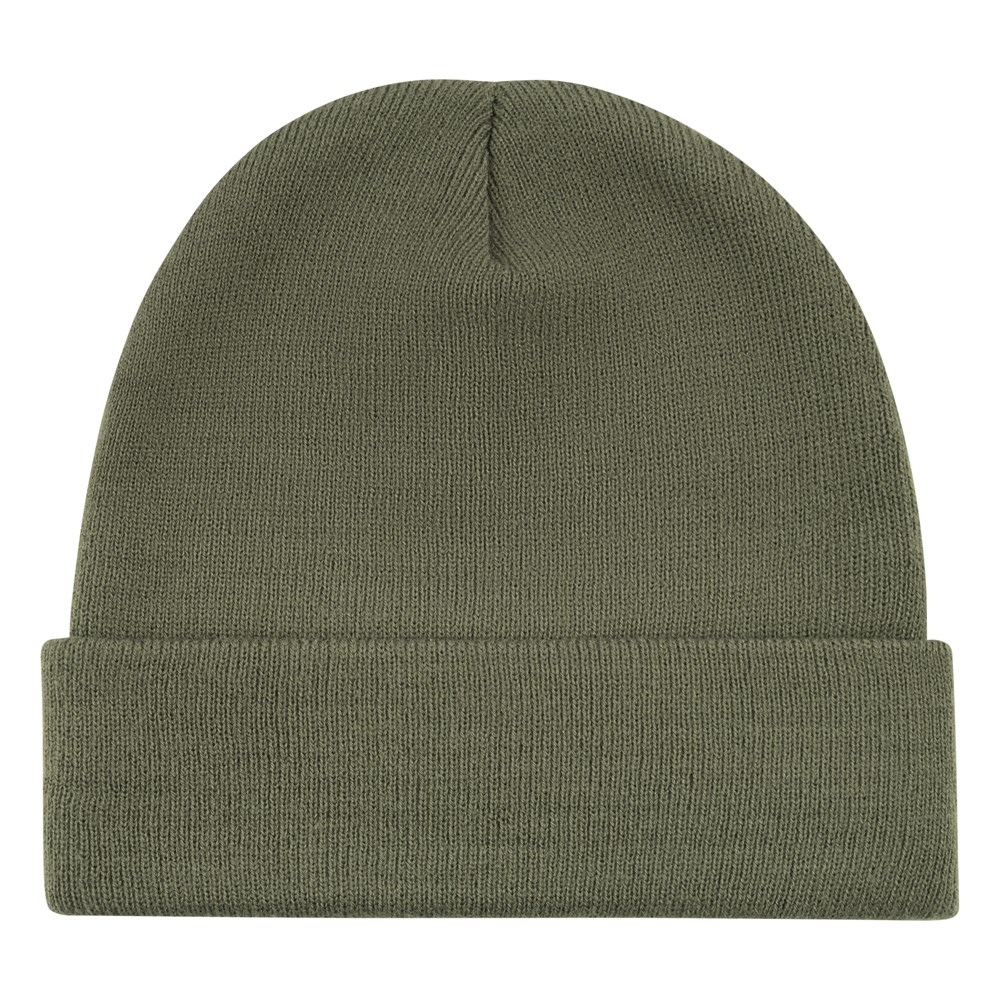 Gebreide muts met label Gebreide muts met label