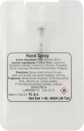 PET Handreiniging spray