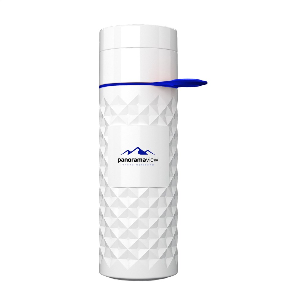Join The Pipe Nairobi Ring Bottle White 500ml waterfles Join The Pipe Nairobi Ring Bottle White 500ml waterfles