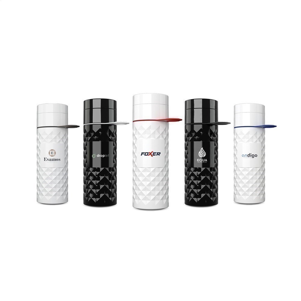 Join The Pipe Nairobi Ring Bottle White 500ml waterfles Join The Pipe Nairobi Ring Bottle White 500ml waterfles