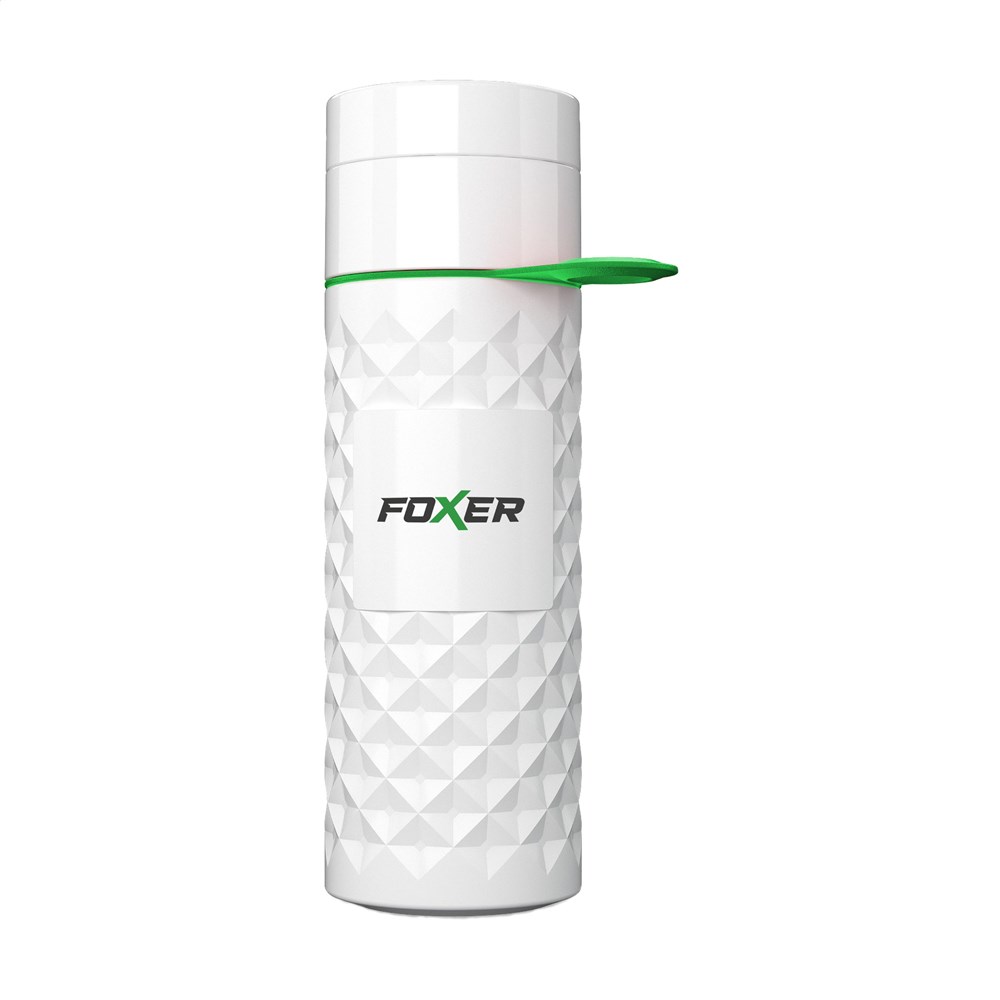 Join The Pipe Nairobi Ring Bottle White 500ml waterfles Join The Pipe Nairobi Ring Bottle White 500ml waterfles