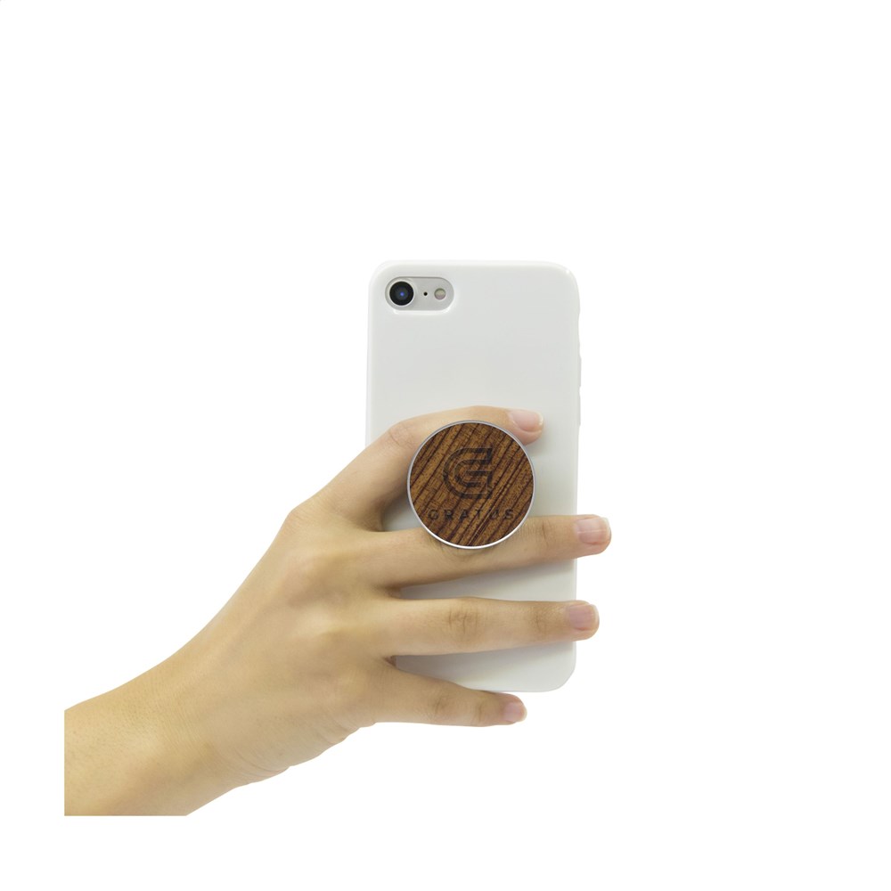 PopSockets® Wood telefoonhouder