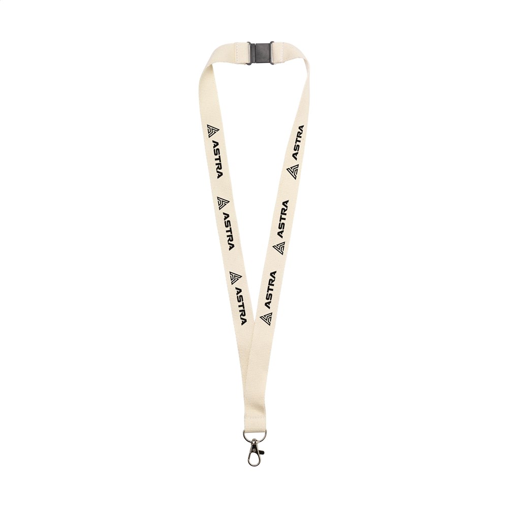 Lanyard Organic Cotton 2 cm keycord