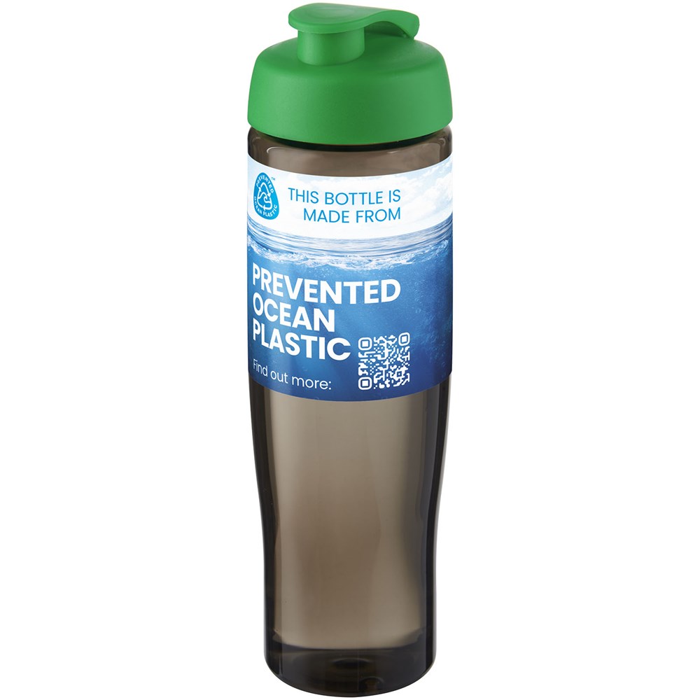 H2O Active® Eco Tempo drinkfles van 700 ml met klapdeksel H2O Active® Eco Tempo drinkfles van 700 ml met klapdeksel