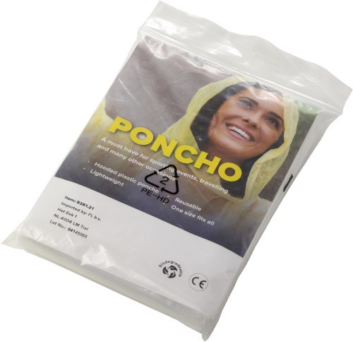 Biologisch afbreekbare PE poncho