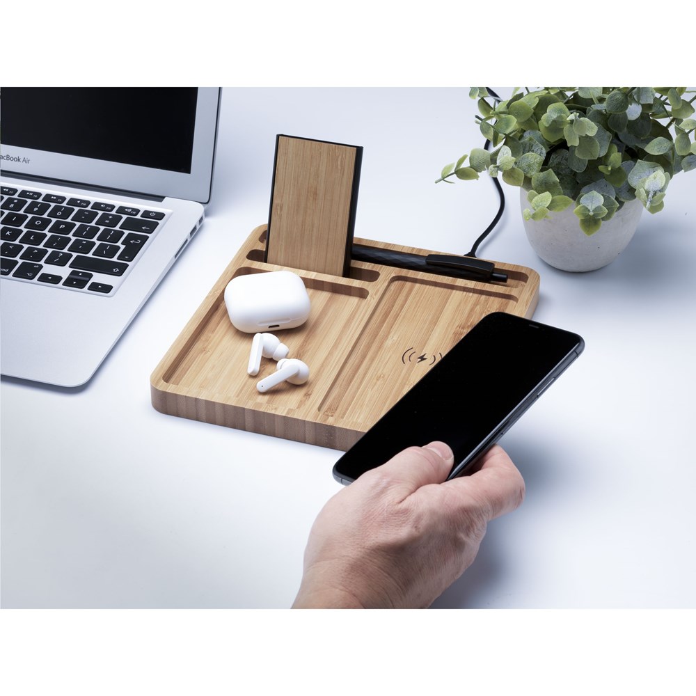 Bamboo Organizer oplader