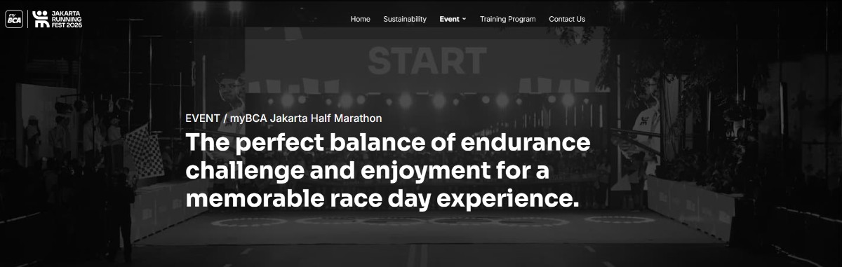 myBCA Jakarta Running Fest 2026 — Half Marathon