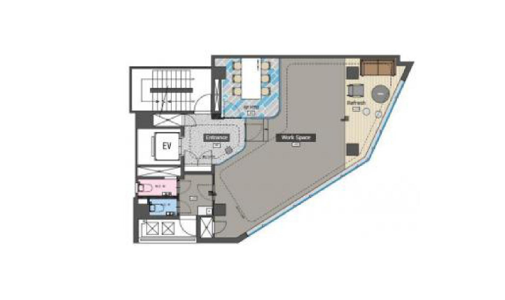 岩本町エリアのセットアップオフィス