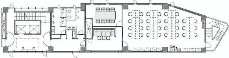 築地セットアップオフィス平面図