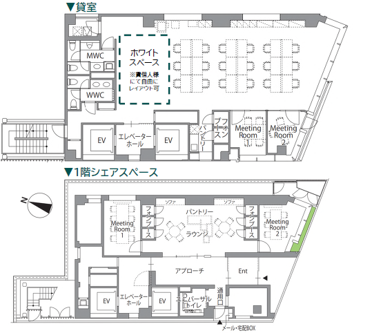 神田エリアのセットアップオフィス