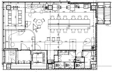 京橋エリア　セットアップオフィス　図面