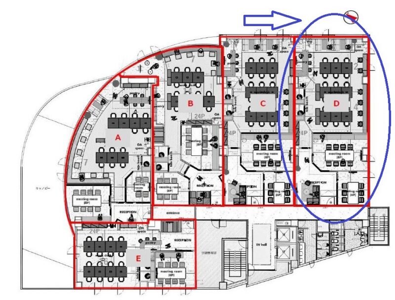 麻布エリア　セットアップオフィス