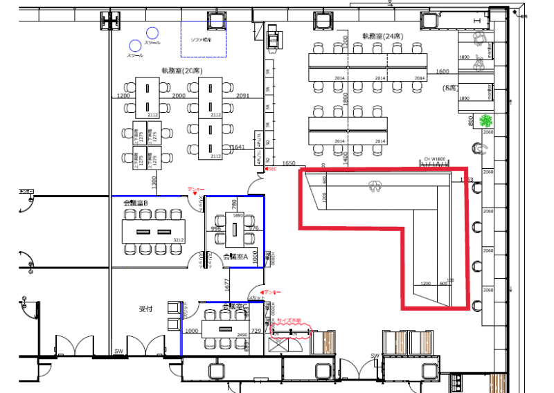 八重洲・日本橋・京橋エリア　居抜きオフィス