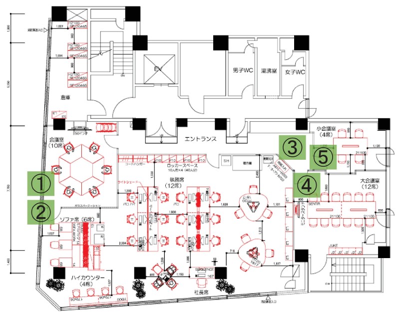 築地エリア 居抜きオフィス