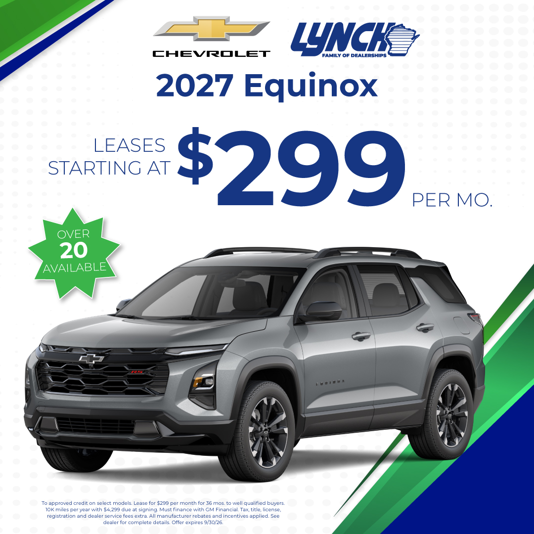 $299/month for the 2027 Chevrolet Equinox