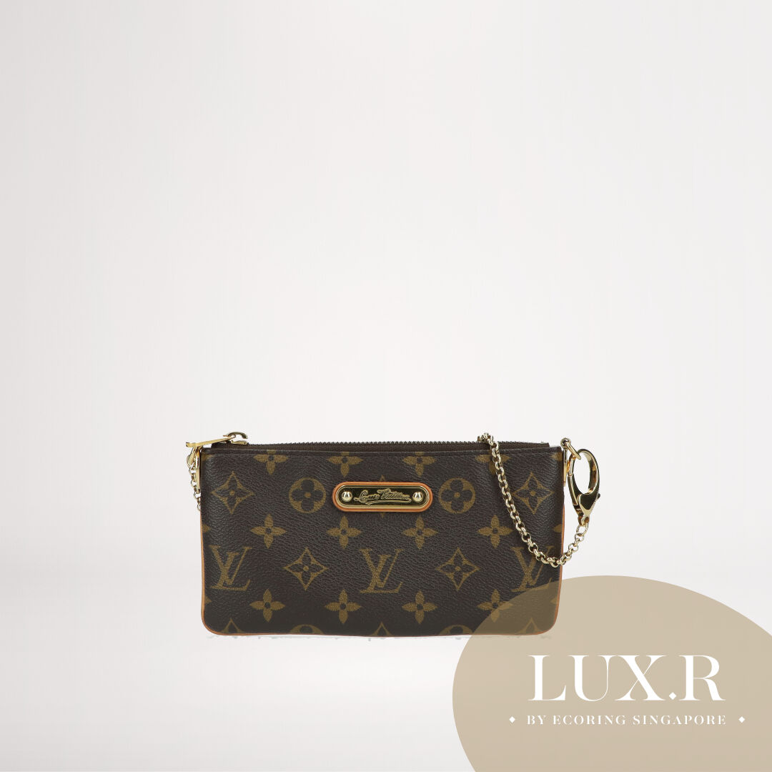 Louis Vuitton M60094 Pochette Milla MM Monogram, Women's Fashion