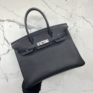 Hermes Black Birkin 30, K Stamp