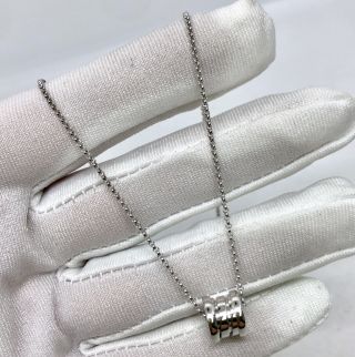 BVLGARI FINE JEWELRY NECKLACE B.ZERO1 MINI WG750 7.45G (2024 FULL SET) 6RAKCC