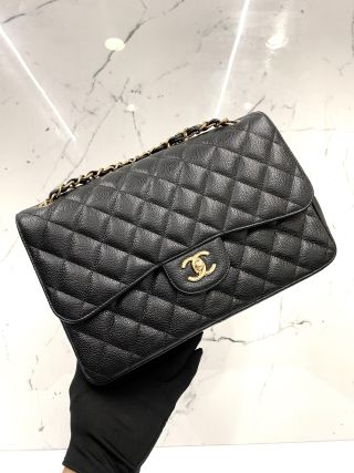 Chanel Caviar Skin Jumbo 30 No.15