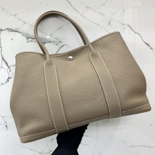 Hermes Bag Garden Party PM in Etoupe, R Stamp