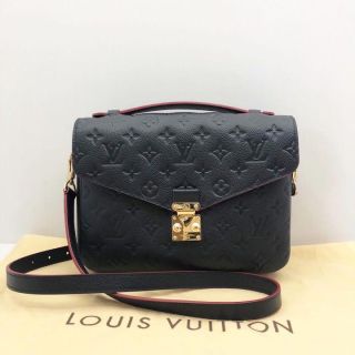 Louis Vuitton Navy Pochette Metis Sling Bag