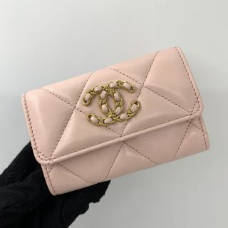 LAMBSKIN PASTEL PINK CARD HOLDER RFID MICROCHIPPED