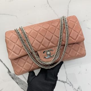 Chanel Bag Lambskin A37105 No.11 Pink Flap WCard