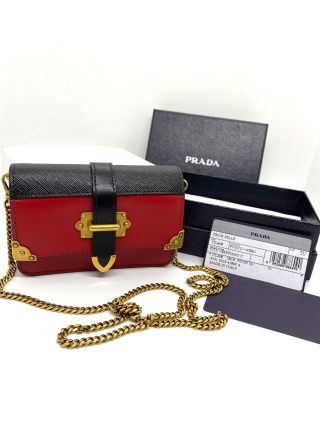 Prada Cahier Saffiano Crossbody Bag