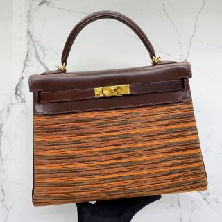 Hermes Bag Kelly 32 Vibrato, F Square Stamp