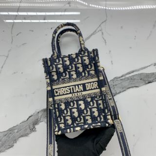 MINI VERTICAL DIOR BOOK TOTE WITH STRAP