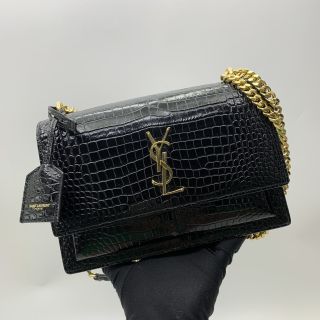 MEDIUM EMBOSSED BLCK CHAIN 442906